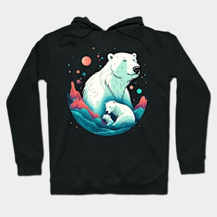 Polar Bear Fathers Day Hoodie